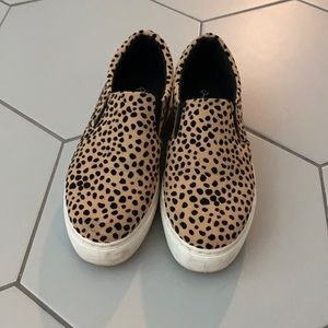 Qupid women’s cheetah 🐆 platform sneakers | sz 7